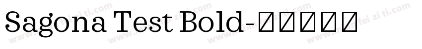 Sagona Test Bold字体转换